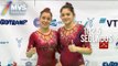 Mexicanas Dafne Navarro y Melissa Flores ganan bronce en mundial de Trampolín