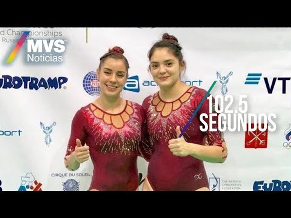 Mexicanas Dafne Navarro y Melissa Flores ganan bronce en mundial de Trampolín
