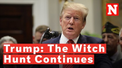 Скачать видео: President Trump Blasts House Democrats' Sweeping New Probe: 'The Witch Hunt Continues'