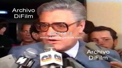 Eduardo Angeloz possibility of advancing the presidential mandate 1989