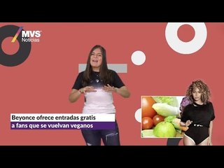 Beyonce ofrece entradas gratis a fans que se vuelvan veganos