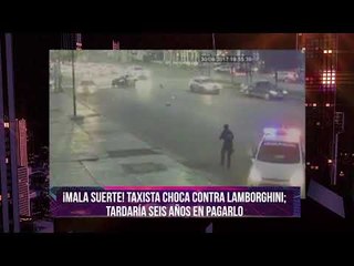 Taxista Choca Contra Lamborghini