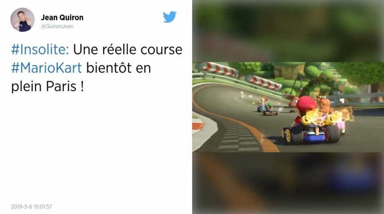 Paris. Une course de karting Mario Kart aura lieu dans les rues de la capitale