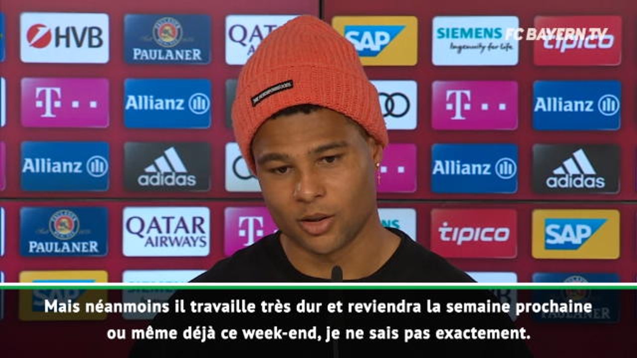 25e j. - Gnabry : "Vraiment désolé pour Coman"