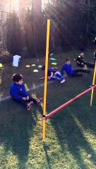 PARCOURS DE MOTRICITE AVEC NOS PETITS U6-U7