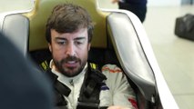 Fernando Alonso se hace el asiento para las 500 MIllas de Indianápolis