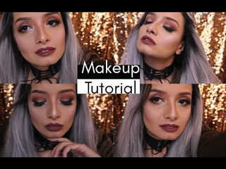 مكياج سواريه - لوك الوان غامقه للشتاء - ميكب توتوريال