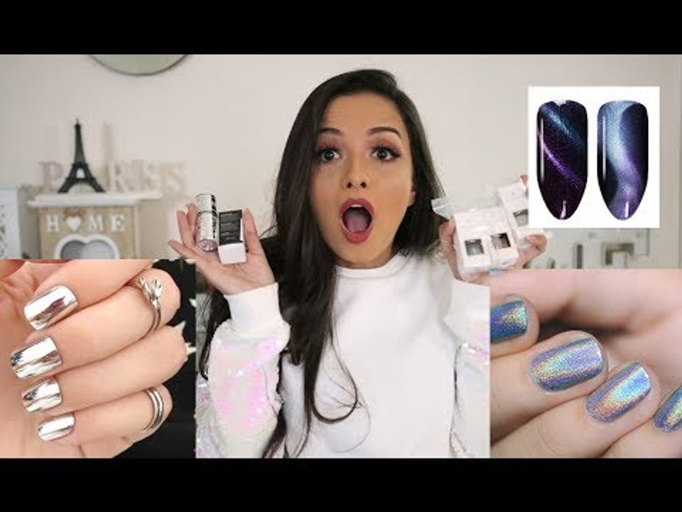 كل أنواع المانيكير المشهورة بره مصر ازاى تجبيها و اسعارها الهولوجرافيك و الكروم | Alia Awwe