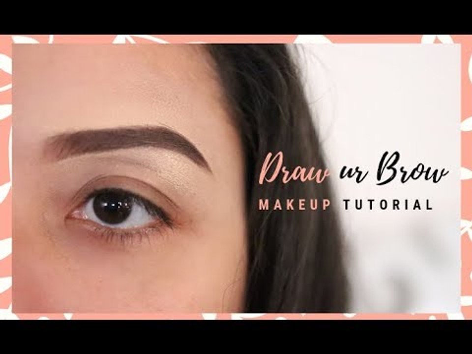 طريقة رسم الحواجب للبنات اللى ملهمش فى الميكب | Alia Awwe