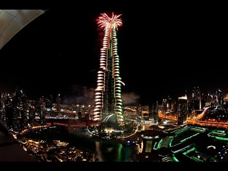اجمل احتفالات رأس السنة من دبي 2017