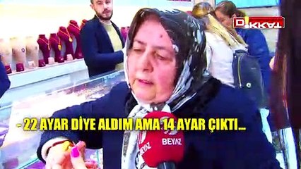 ÖZEL Piyasada sahte altın alarmı