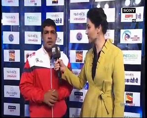 Interview with Sushil Kumar from Delhi Sultans at Pro Wrestling League Season 3