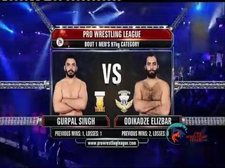Pro Wrestling League 2015_ Gurpal Singh Vs Odikadze Elizbar-21st Dec_ Dilli Veer