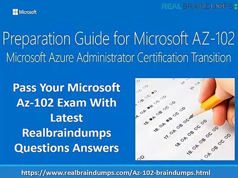 Microsoft Az-102 Exam Questions Answers