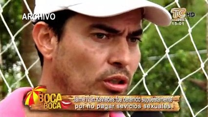 En la provincia de Manabí fue detenido el exfutbolista Jaime Iván Kaviedes