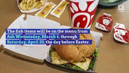 Chick-Fil-A Fish Sandwich Returns in Time for Lent
