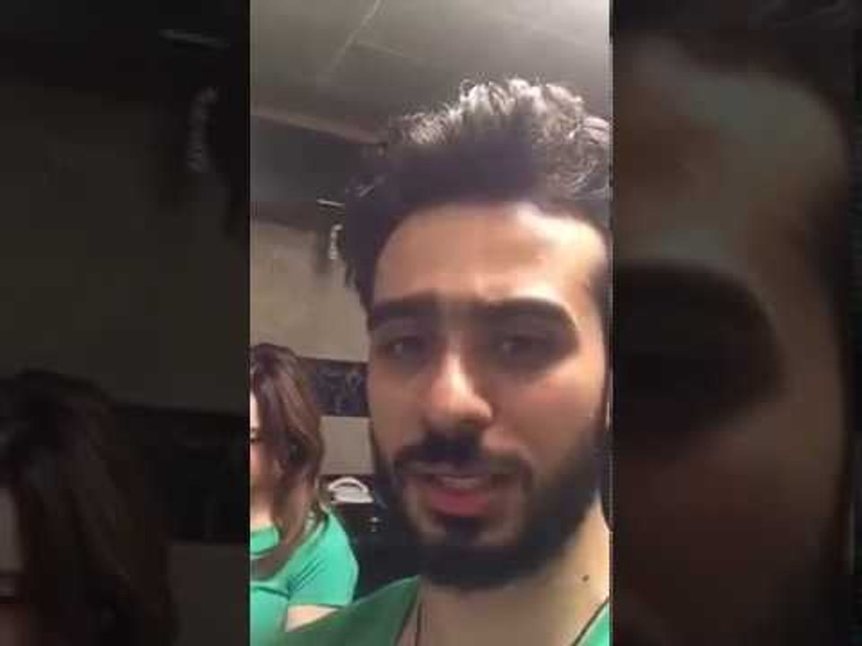 Mohamed Aamer - رد فعل محمد عامر لما سلمى قالتله نلون بيض فى شم النسيم