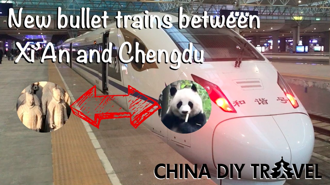 High speed train Xi'An-Chengdu