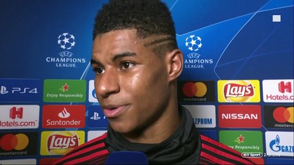 Paul Pogba GATECRASHES Rashford and Lukaku's interview after PSG win