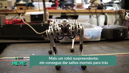 Mais um robô surpreendente: ele consegue dar saltos mortais para trás
