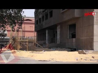 استعدادات لهدم مبنى الحزب الوطني