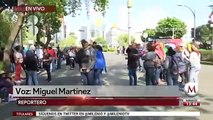 Manifestantes bloquean Paseo de la Reforma