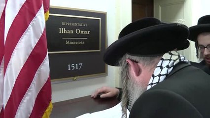 ABD'de Siyonizm Karşıtı Yahudilerden Ilhan Omar'a Destek Ziyareti