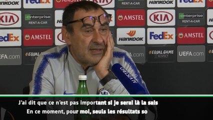 Скачать видео: 8es - Sarri confiant sur le fait de rester manager de Chelsea