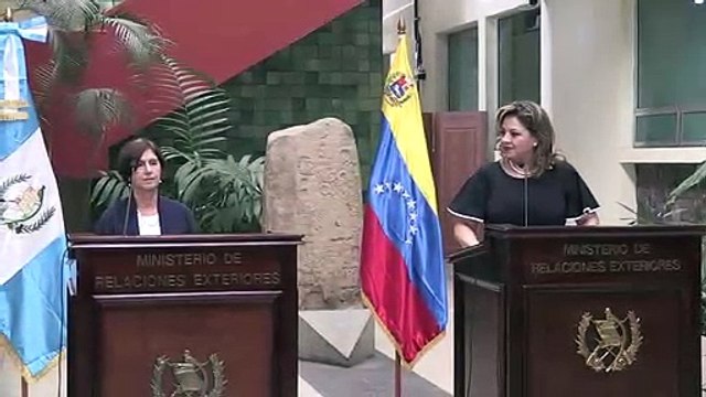 Guatemala presenta a diplomática venezolana designada por Guaidó