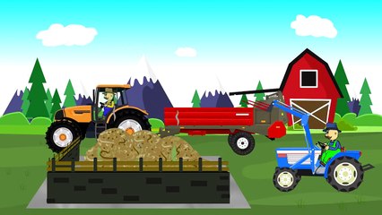 Farmer | Farm Work Manure | Tales For Children | Farmers - Manure