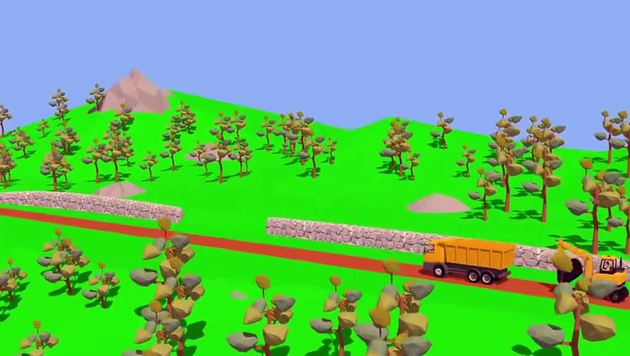 #Excavator & Dump Truck, and Small Wheel Loader _Street Vehicles | Maszyny Budowlane Kids