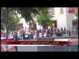 المصريون يحتشدون أمام فندق إقامة السيسي ببرلين