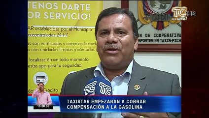 Taxistas empezarán a cobrar compensación a la gasolina