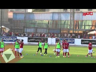 اتفرج| أول ظهور لصالح جمعة في تدريبات الأهلي