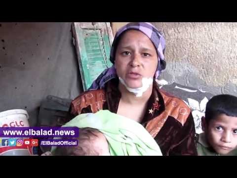 صدى البلد مأساة مواطنة واطفالها يعيشون على الرصيف بالفيوم