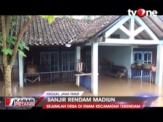 Sungai Jeroan Meluap, 6 Kecamatan di Madiun Terendam