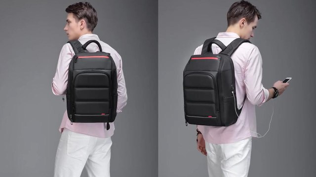 MontSwiss- Travel backpack airplane with usb charging port