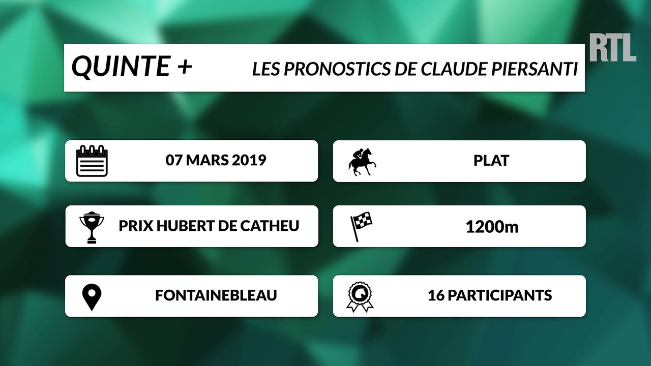 On refait les courses du 07 mars 2019