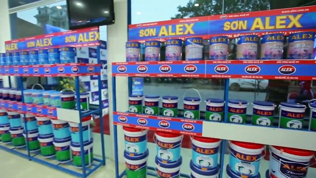 Mở đại lý sơn - Showroom