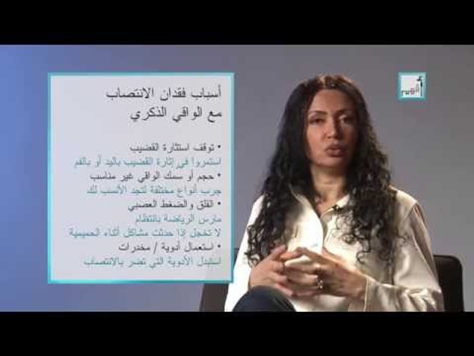 Alyaa Gad - Q & A Losing Erection with Condoms  فقدان الانتصاب مع الواقي الذكري