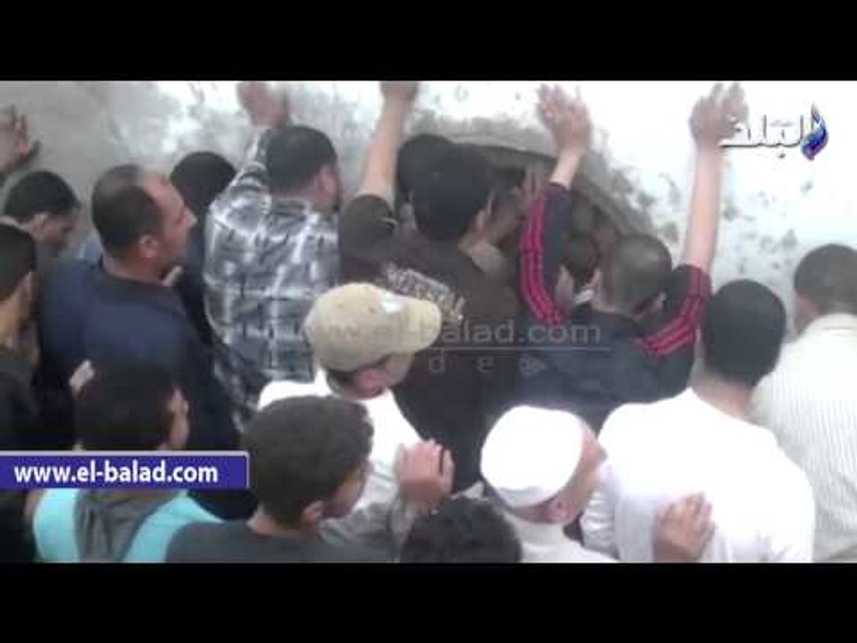 اهالى بالدقهلية يشيعون "البسيوني" شهيد الواجب في سيناء