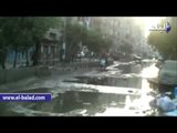 خطر الموت يطارد أهالى أبوشاهين بالمحلة بسبب غرق الشوارع بمواد الصباغة والكيماوي