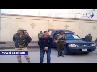 انتشار أمني مكثف أمام كنائس دمياط