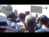 تشييع جثمان شهيد سيناء بالدقهلية وسط هتافات 