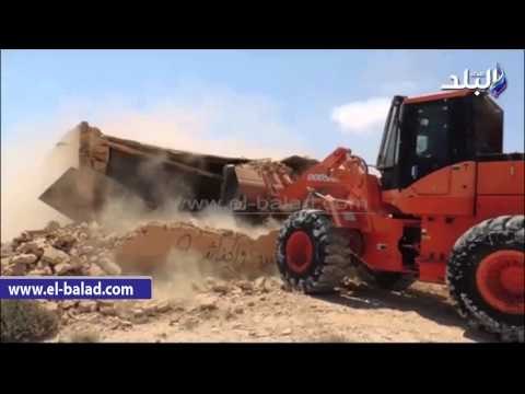 حملة لازالة التعديات علي أراضي الدولة بـ«رأس الحكمة» بمطروح