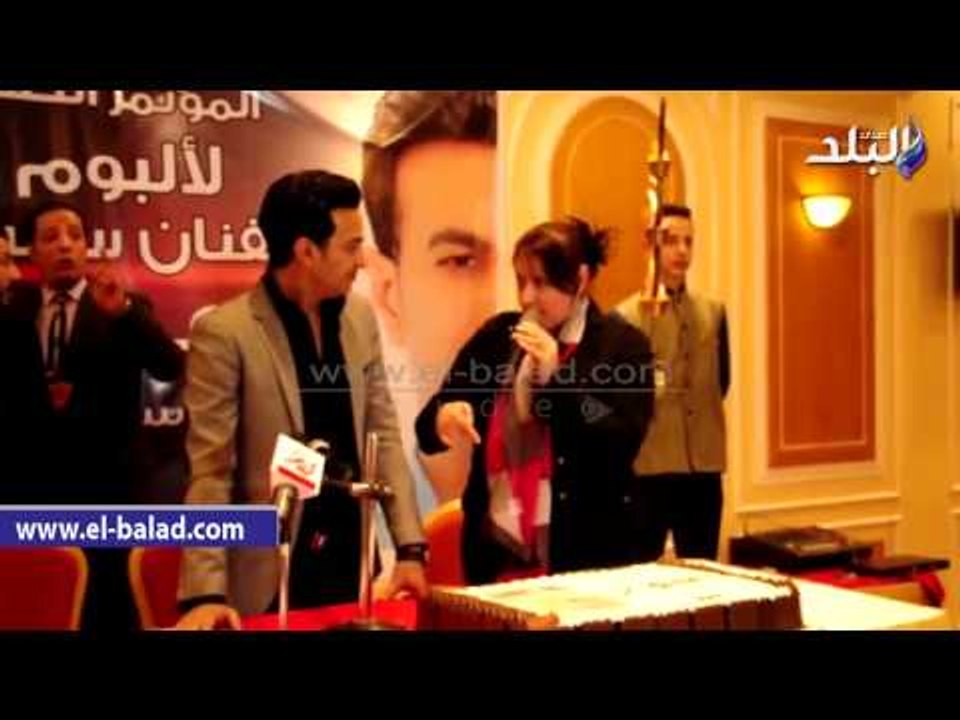 شعبان عبد الرحيم وهند عاكف  يحتفلان بـ "مشوار" سمسم شهاب