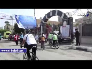 أنطلاق مهرجان  الدراجات الثانى بالفيوم تحت عنوان لا للأرهاب