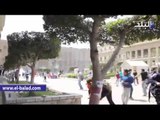 اشتباكات بالشوم والحجارة بين طلاب الإخوان والأمن والإدارى بجامعة القاهرة