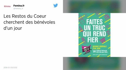Les Restos du Cœur lancent leur collecte nationale d’aide alimentaire pour cet été