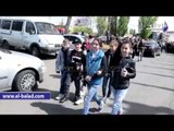 أطفال أرمينيا يحتفلون بذكرى مئوية المذبحة علي طريقتهم الخاصة